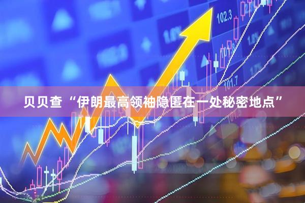 贝贝查 “伊朗最高领袖隐匿在一处秘密地点”